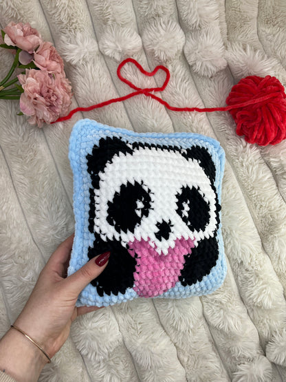 Coussin pixel art 🐼
