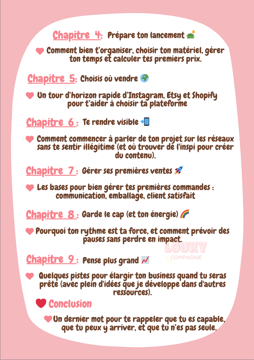 🎁⚠️ Pack spécial – Lancer & structurer ton business de crochet (Livres numériques)