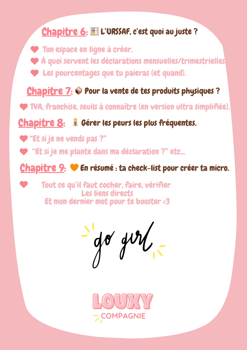 🎁⚠️ Pack spécial – Lancer & structurer ton business de crochet (Livres numériques)