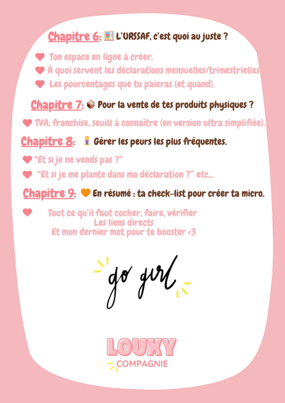 🎁⚠️ Pack spécial – Lancer & structurer ton business de crochet (Livres numériques)