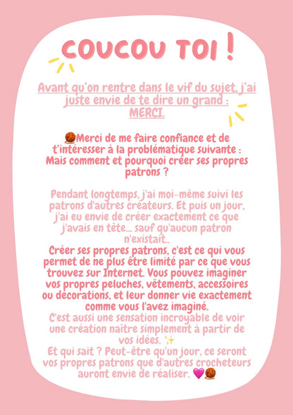 Comment créer ses propres tutos crochet 🧶 (livre numérique de 47 pages)
