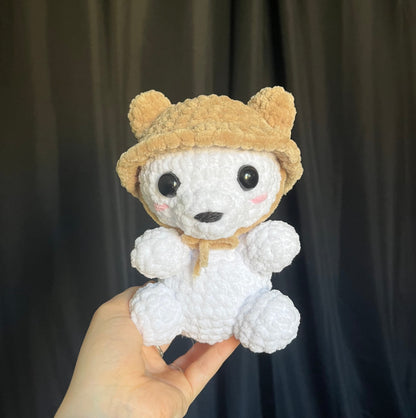 Modèle Cute Bear au crochet ( Ebook numérique)